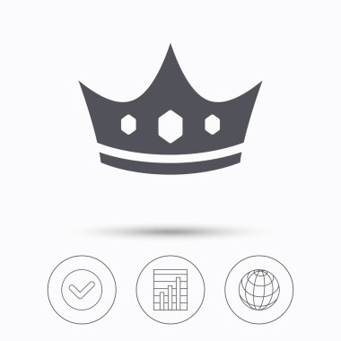 Taç simgesi. Kraliyet tahtının lideri işareti.