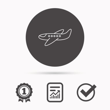 Uçak simgesi. Uçak işareti seyahat.