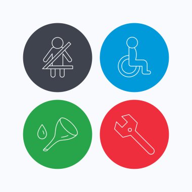 Anahtar, yağ değişimi anahtarı ve emniyet kemeri tutturmak.