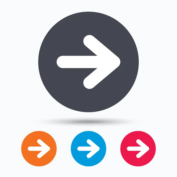 Ok simgesi. Sonraki gezinme işaret.