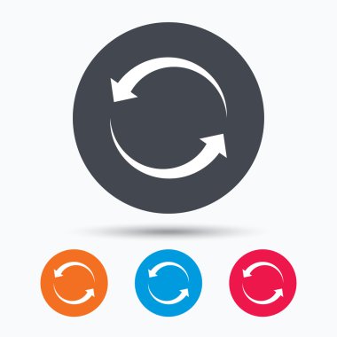 Update simgesi. Yenileme veya yineleme işareti.