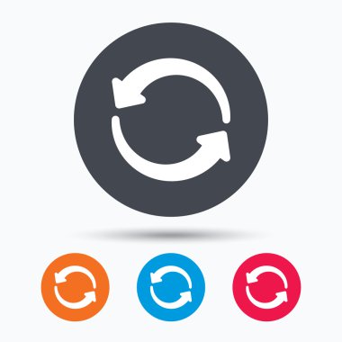 Update simgesi. Yenileme veya yineleme işareti.