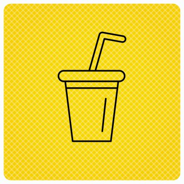 Meşrubat simgesi. Soda işareti.