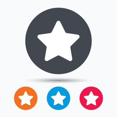 Yıldız simgesi. Sık kullanılan veya en iyi işareti.