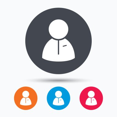 Kullanıcı simgesi. İnsan kişi işareti.