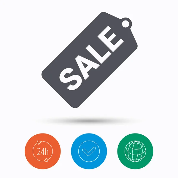 Sale coupon icon. Special offer tag sign. — Stock Vector