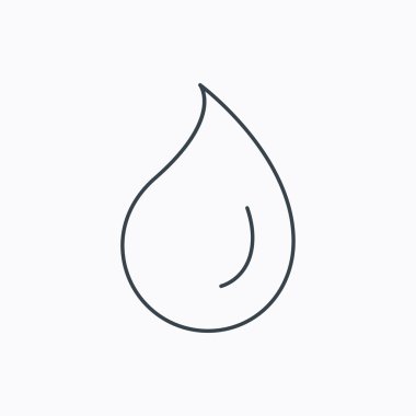 Su damla simgesi. Sıvı işareti.