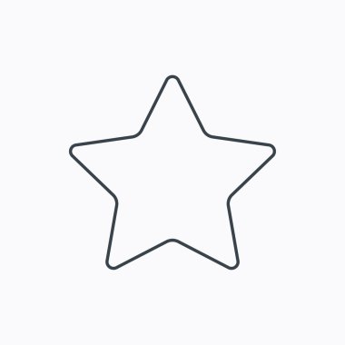 Yıldız simgesi. Web favori işareti.