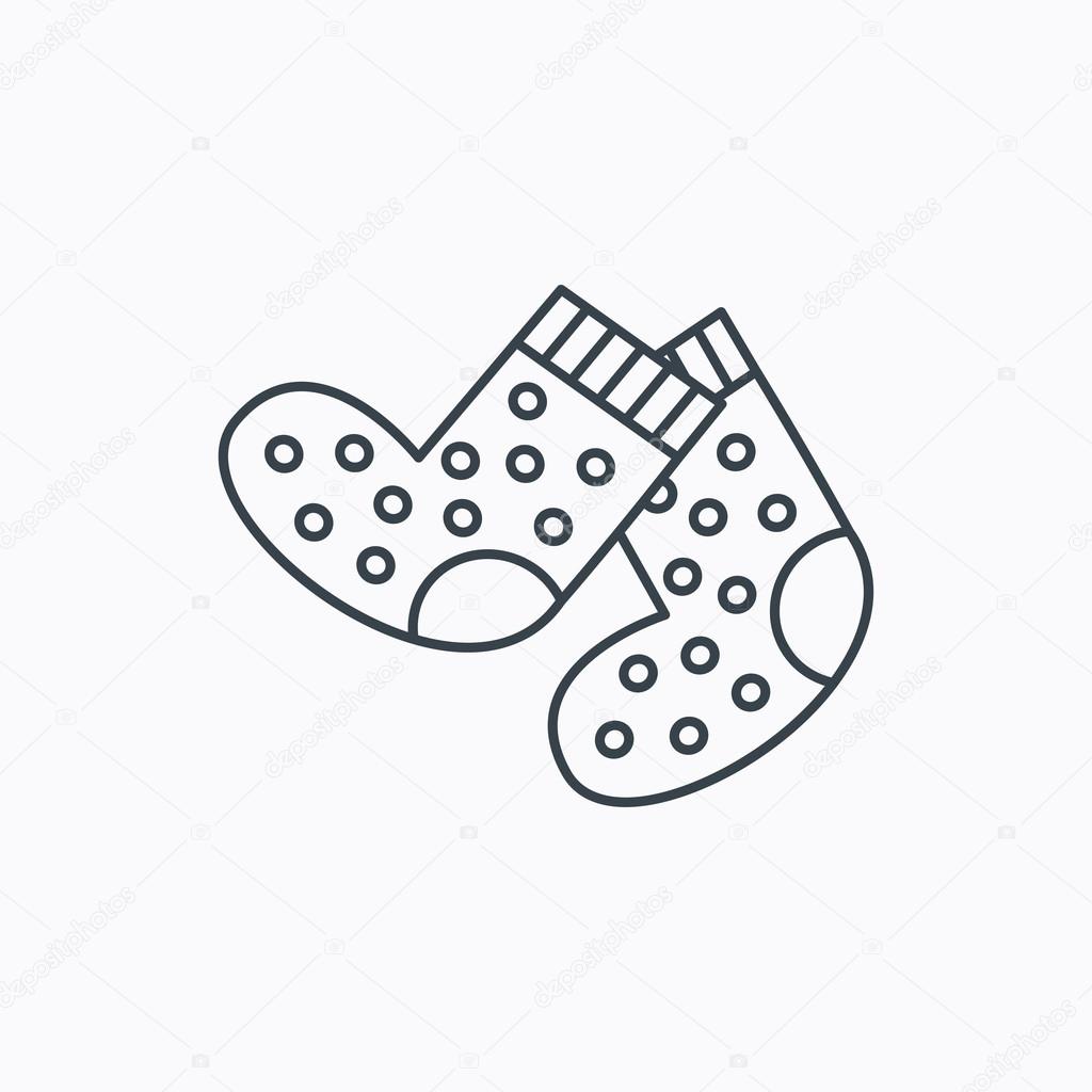 Baby socks Icons & Symbols