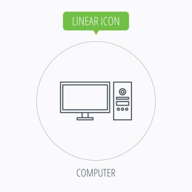 Bilgisayar Pc kutsal kişilerin resmi. Geniş ekran görüntü işareti.