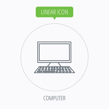 Bilgisayar Pc kutsal kişilerin resmi. Geniş ekran görüntü işareti.