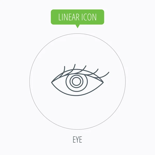 Eye icon. Human vision sign. — Stock Vector