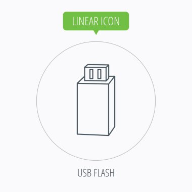 USB götürmek kutsal kişilerin resmi. Sopa işaret flash.