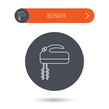 Blender simgesi. Mikser işareti.