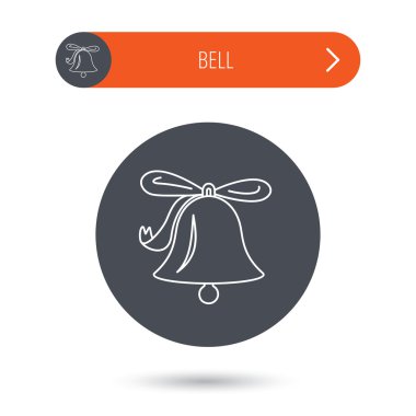 Zil zil simgesini. Ses handbell işareti.