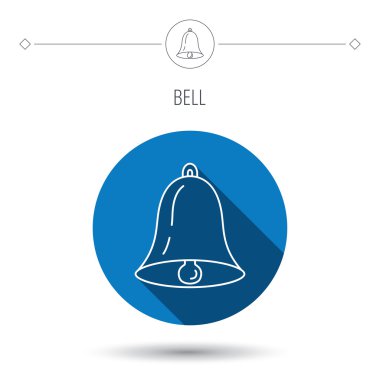 Zil simgesini. Ses handbell işareti.