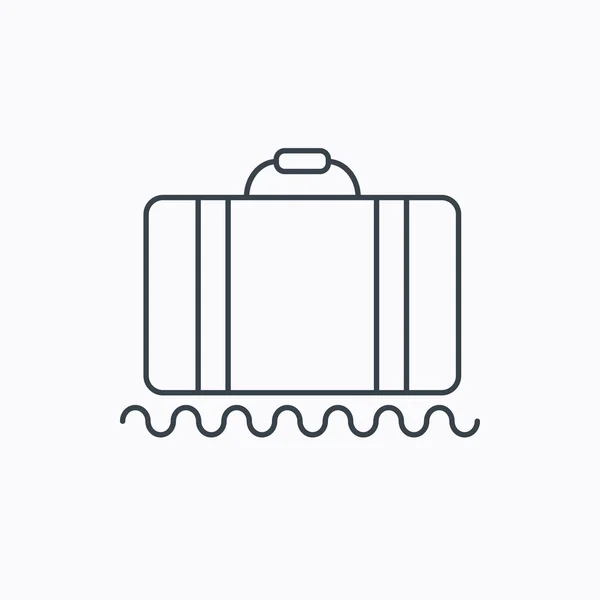 Icono de equipaje. Señal de equipaje . — Vector de stock