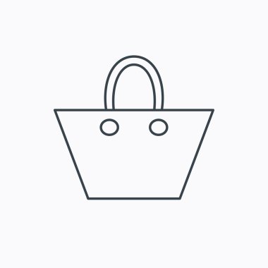 Bayanlar çanta simgesi. Elegance kadın Aksesuar.