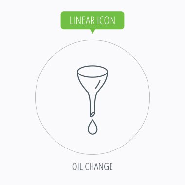 Petrol servis Simge Değiştir. Damla işaretiyle yakıt olabilir