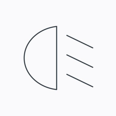 Geçen ışık kutsal kişilerin resmi. Işın işareti daldırma.