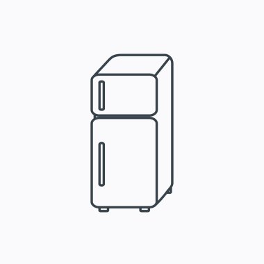 Buzdolabı simgesi. Buzdolabı işareti.