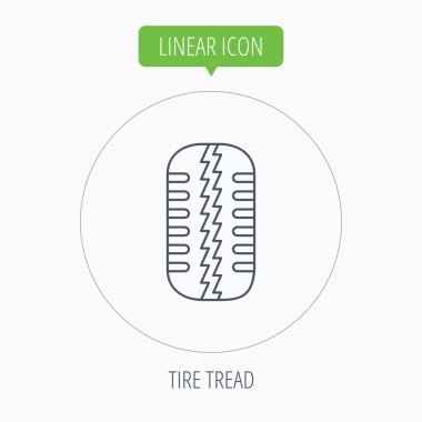 Lastik kutsal kişilerin resmi sırt. Araba tekerlek işareti.