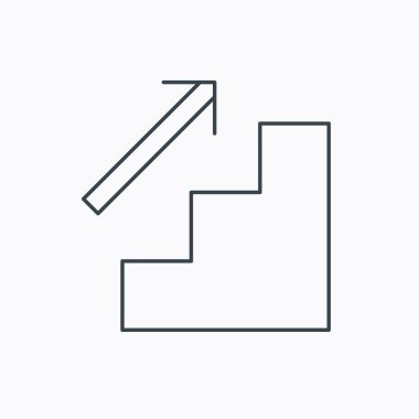 Yukarı simgesi. Yön ok işareti.