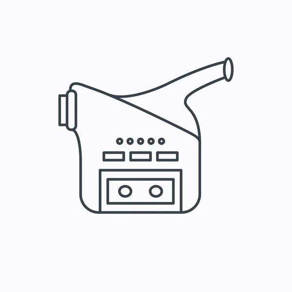 Icono de cámara de vídeo. Signo de cine retro . — Vector de stock