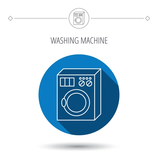 Icono de lavadora. Señal de lavadora . — Archivo Imágenes Vectoriales