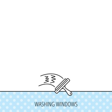 Çamaşır windows simgesi. İşareti Temizleme.