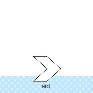 Sonraki ok simgesi. İleri işareti.