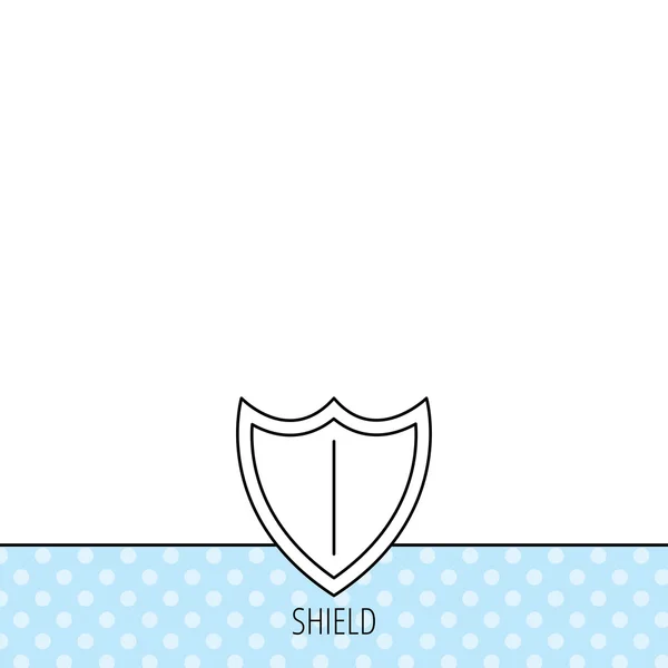 Shield icon. Protection sign. — Stock Vector