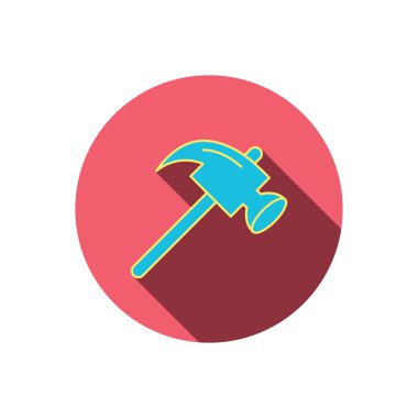 Çekiç simgesi. Onarım veya düzeltme işareti.