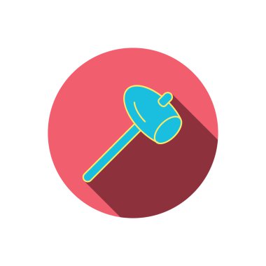 Çekiç simgesi. Onarım veya düzeltme işareti.