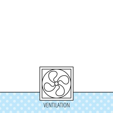 Havalandırma simgesi. Fan veya pervane işareti.