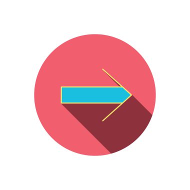 Sonraki ok simgesi. İleri işareti.