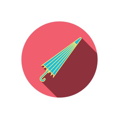 Şemsiye simgesi. Su koruma işareti.