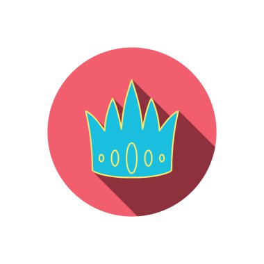 Taç simgesi. Kraliyet Kral şapka işareti.