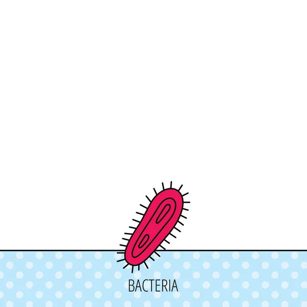 细菌的图标。医学感染符号. — 图库矢量图片