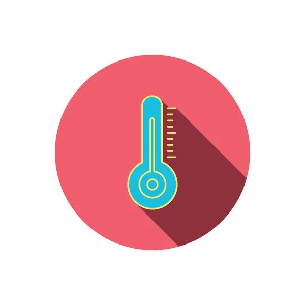 Thermometer icon. Weather temperature sign. — Stock Vector