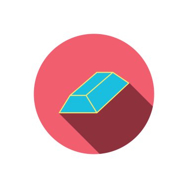 Simge bar altın. Bankacılık hazine işareti.