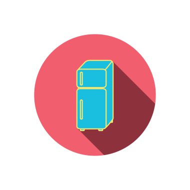 Buzdolabı simgesi. Buzdolabı işareti.