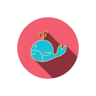 Balina simgesi. En büyük memeli hayvan işareti.