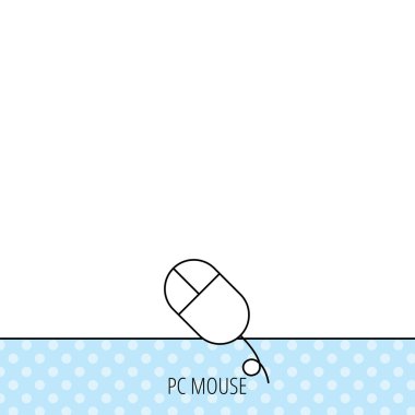 Bilgisayar fare simgesi. PC kontrol aygıtı işareti.