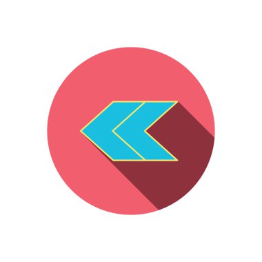 Sol ok simgesi. Önceki işaret.