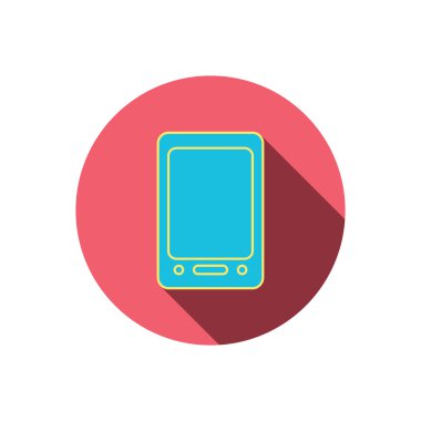 Tablet Pc simgesi. Dokunmatik ped işaret.