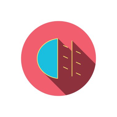 Sis ışıkları simgesi. Araba ışın işareti.