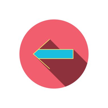 Geri ok simgesi. Önceki işaret.