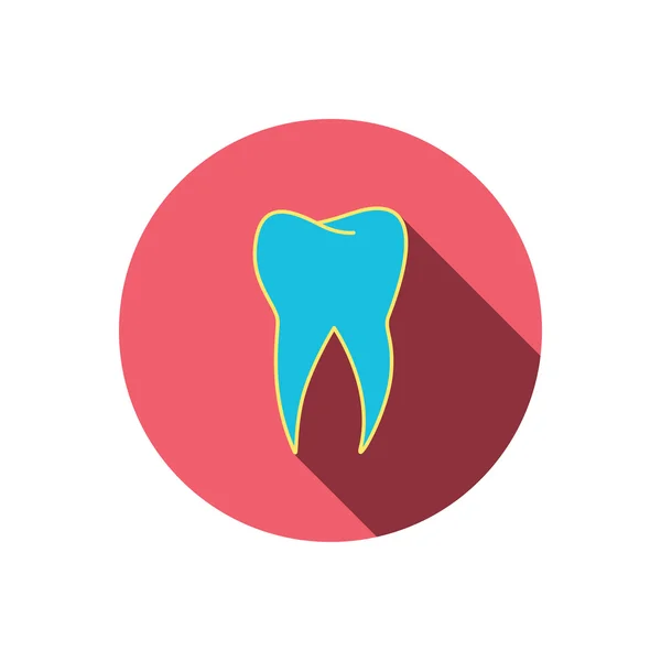 Icono del diente. Signo estomatológico dental . — Archivo Imágenes Vectoriales