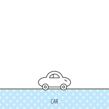 Bebek araba simgesi. Taşıma işareti.